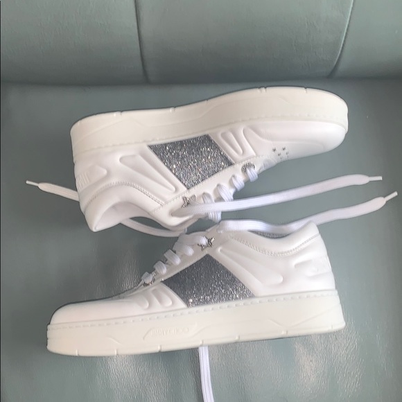 Jimmy Choo™  Hawaii lace-up sneakers - Picture 1 of 16